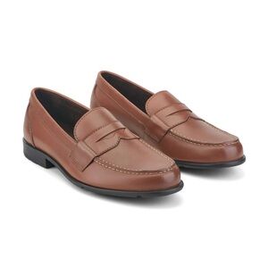 Rockport Cognac Penny Loafers - Men’s Size 11